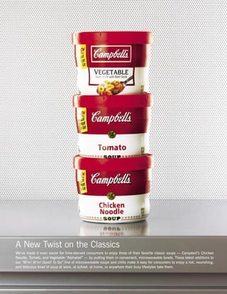 campbell soup annual reports 2005