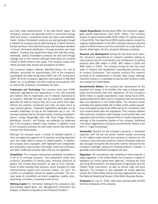 campbell soup annual reports 2005