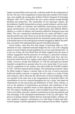 Fascism Architecture And The Claiming Of Modern Milan 19221943 Lucy M ...