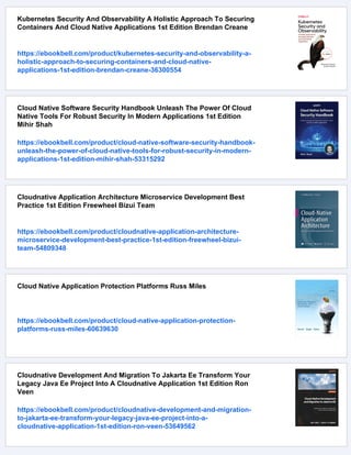 Cloud Native Application Security Guy Podjarny | PDF