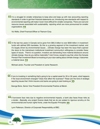 Corporate Sustainability Reporting in Canada