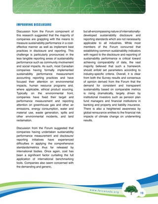 Corporate Sustainability Reporting in Canada