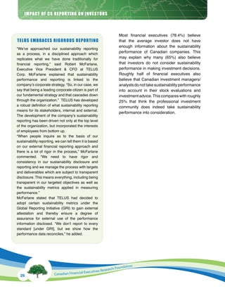 Corporate Sustainability Reporting in Canada