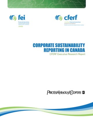 Corporate Sustainability Reporting in Canada