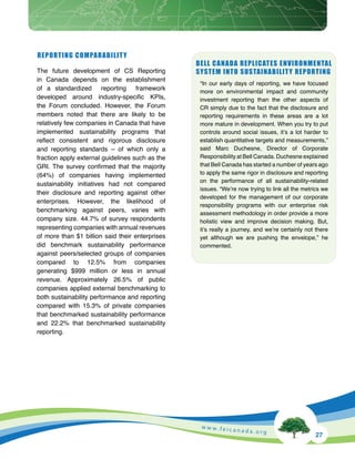 Corporate Sustainability Reporting in Canada