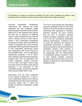 Corporate Sustainability Reporting in Canada