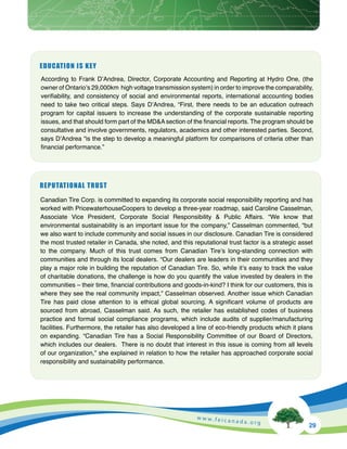 Corporate Sustainability Reporting in Canada