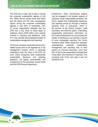 Corporate Sustainability Reporting in Canada