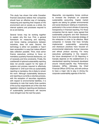 Corporate Sustainability Reporting in Canada