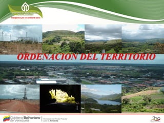 Geg. Carmen Rondon
ORDENACION DEL TERRITORIO
 