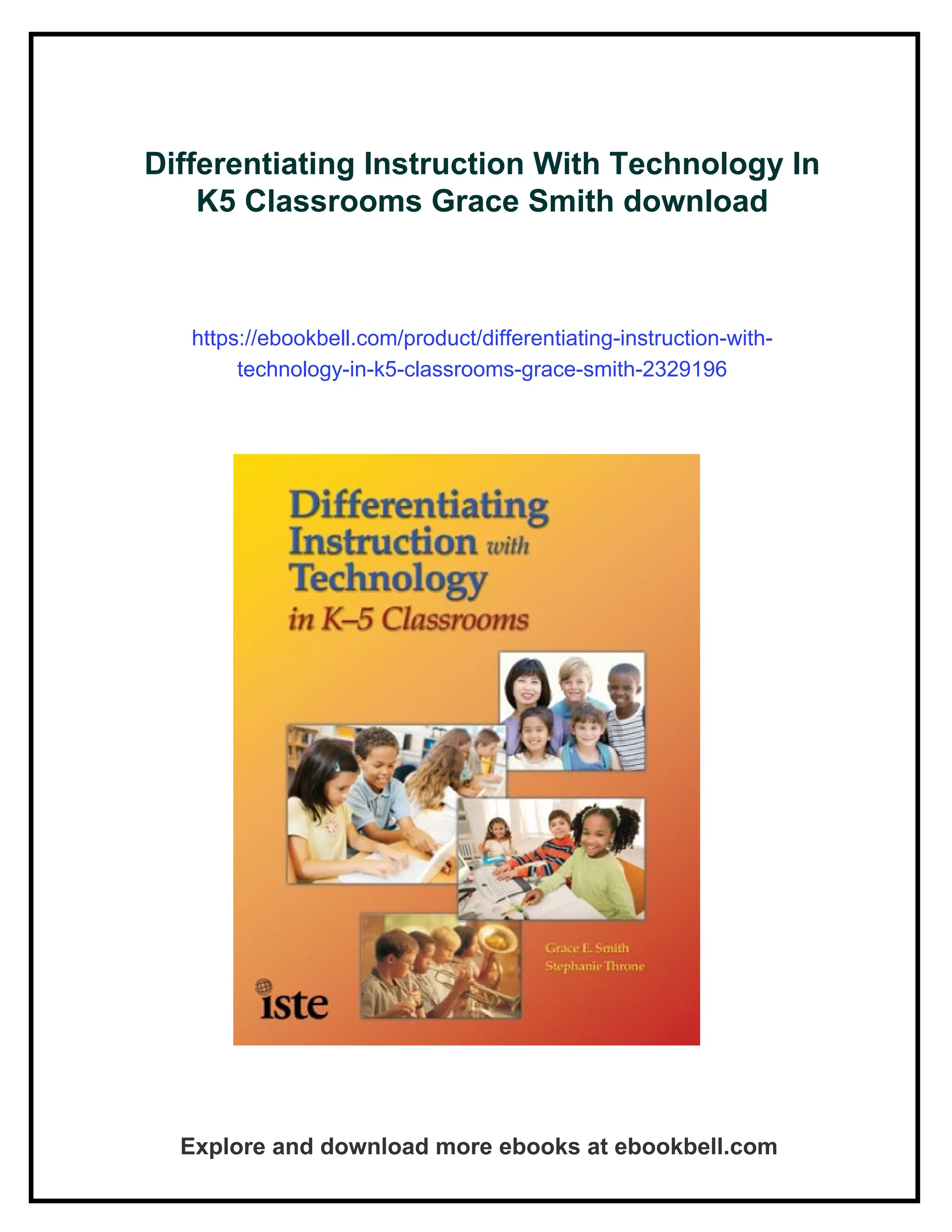 Differentiating Instruction With Technology In K5 Classrooms Grace ...