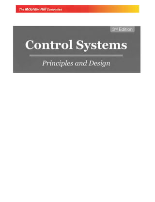 Control Systems Principles And Design Third Edition M Gopal | PDF