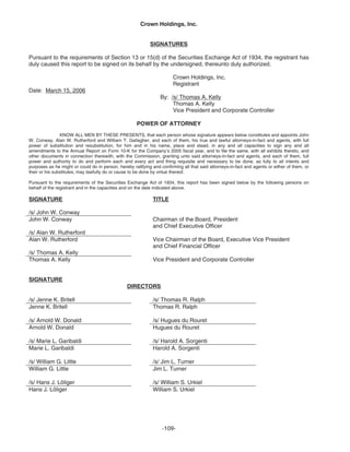   crown holdings 2005_AR