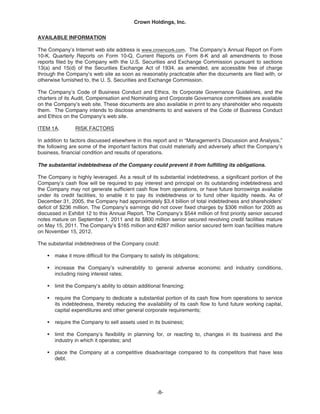   crown holdings 2005_AR