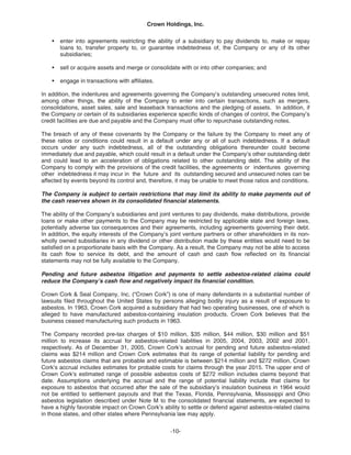   crown holdings 2005_AR