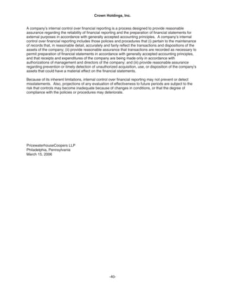   crown holdings 2005_AR