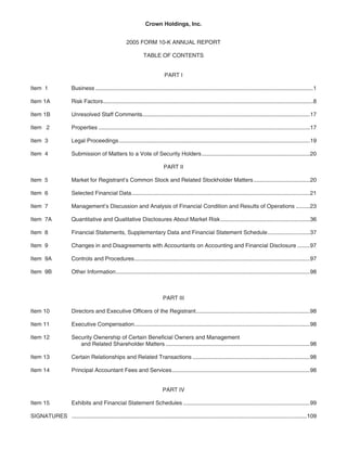   crown holdings 2005_AR