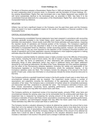   crown holdings 2004annualfinal