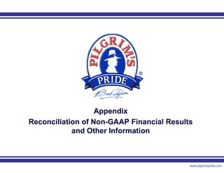 pilgrim's pride Q1%20FY2008%20Slideshow