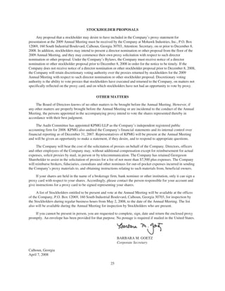 MHK_2008_Proxy_Statement