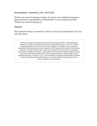 gannett 1Q2007transcript