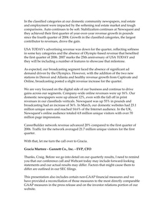 gannett 1Q2007transcript