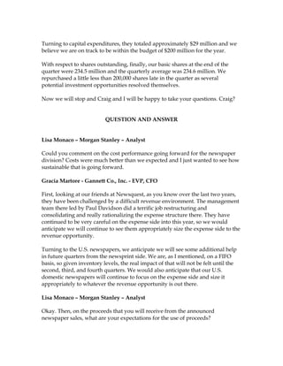 gannett 1Q2007transcript