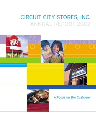 CIRCUIT CITY STORES, INC.
   ANNUAL REPORT 2002




           A Focus on the Customer
 