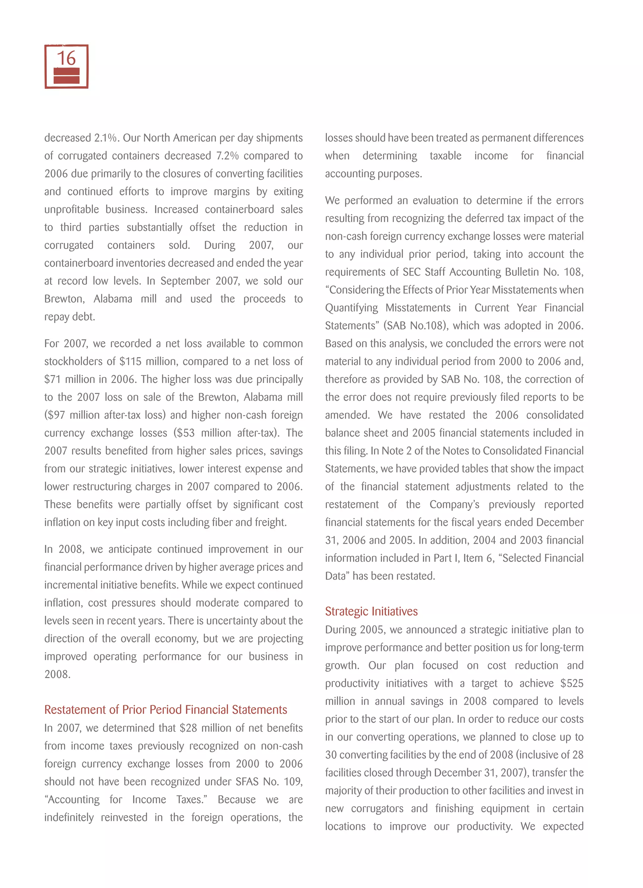 smurfit stone container 2007_AR_Final