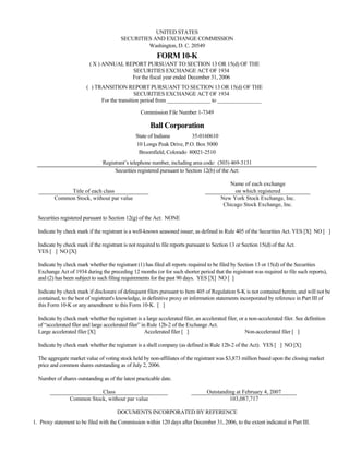 ball 2006annual_10k