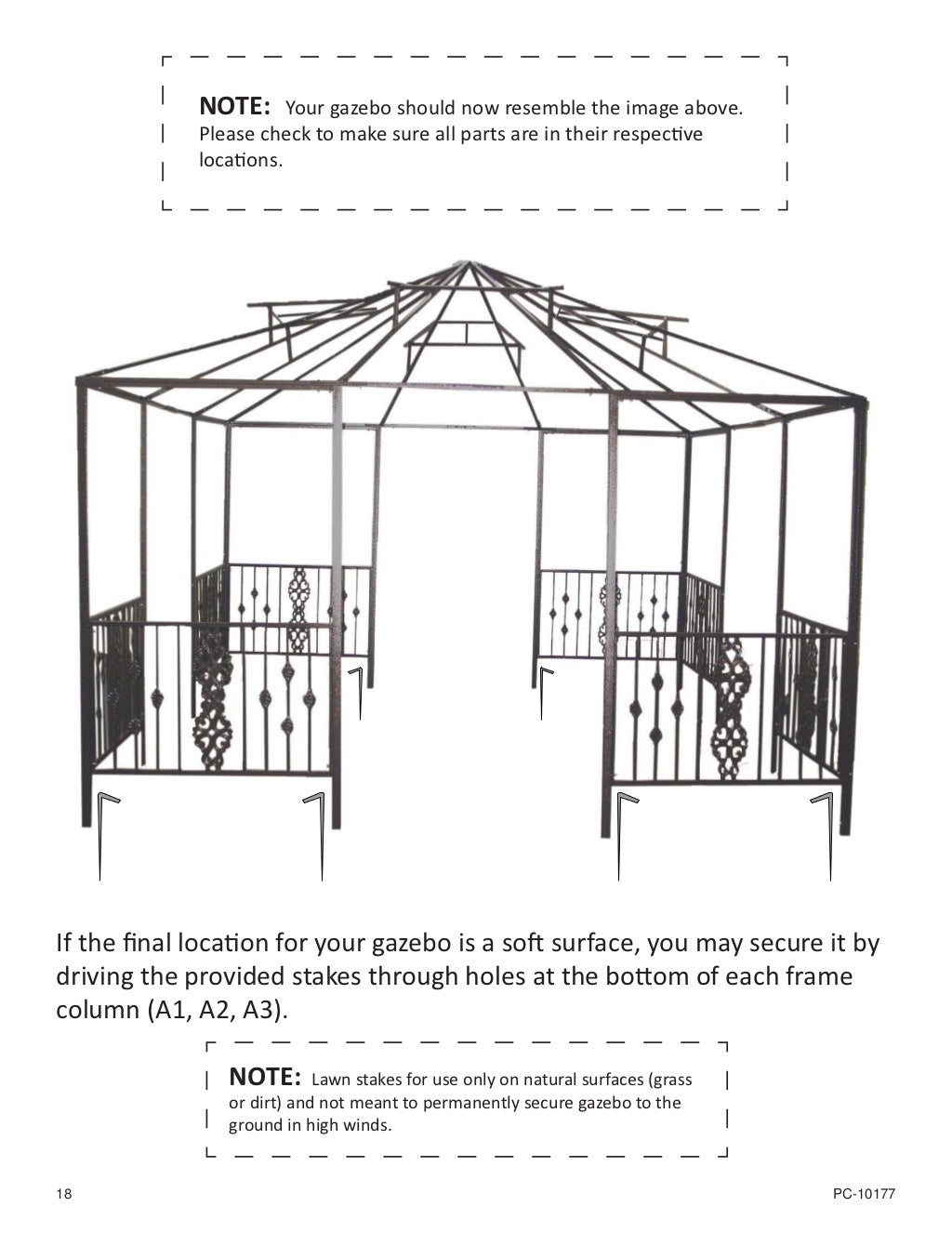 Veranda Gazebo Assembly Manual