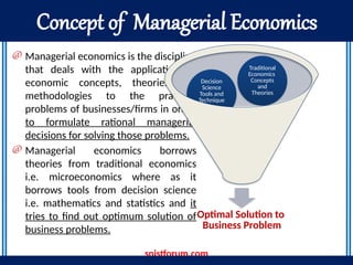 introduction to managerial economics and its scope | PPT