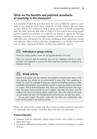 Creativity in the Primary Classroom 2nd Edition Juliet Desailly | PDF