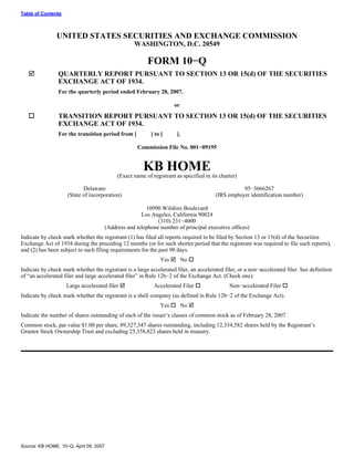 KBHOME_10Q_040907
