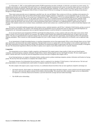 c.h. robinson worldwide10K_2007