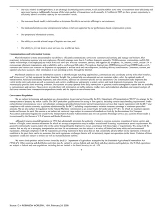 c.h. robinson worldwide10K_2007