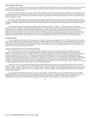 c.h. robinson worldwide10K_2007