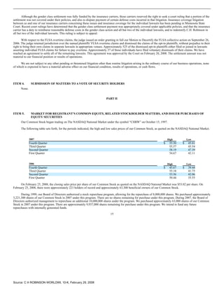 c.h. robinson worldwide10K_2007