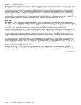 c.h. robinson worldwide10K_2007