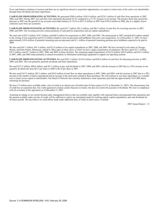 c.h. robinson worldwide10K_2007