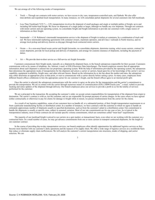 c.h. robinson worldwide10K_2007