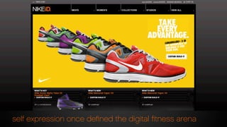 self expression once deﬁned the digital ﬁtness arena
 