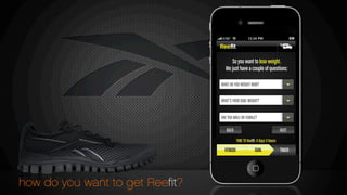ARE YOU MALE OR FEMALE?
NEXT
WHAT DO YOU WEIGHT NOW?
BACK
So you want to lose weight.
We just have a couple of questions:
WHAT’S YOUR GOAL WEIGHT?
how do you want to get Reeﬁt?
FITBEDS GOAL TRACK
TIME TO Reeﬁt: 4 Days 3 Hours
 