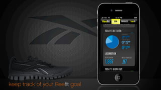 GOAL PROGRESS Teamﬁt
keep track of your Reeﬁt goal
 