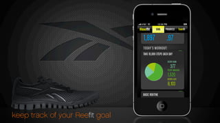 GOAL PROGRESS Teamﬁt
keep track of your Reeﬁt goal
 