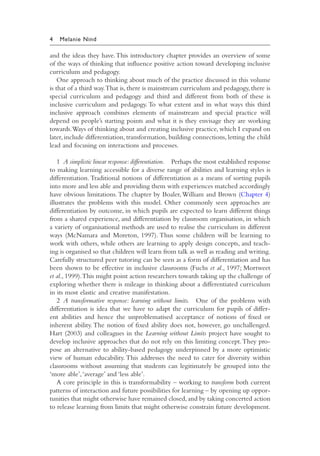 Jonathan Rix Curriculum And Pedagogy In Inclusive Education Values Into Practice ...