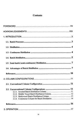 Batch Distillation Design And Operation Series On Chemical Engineering ...