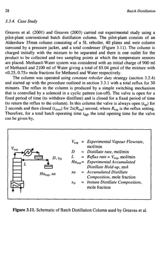 Batch Distillation Design And Operation Series On Chemical Engineering ...