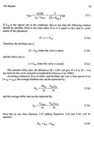 Batch Distillation Design And Operation Series On Chemical Engineering ...
