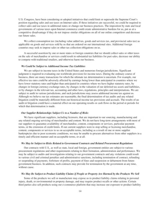 Amazon Annual Report | PDF